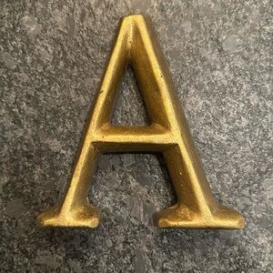 UPPERCASE ALPHABET LETTER A WALL DECOR CRAFT PROJECT
